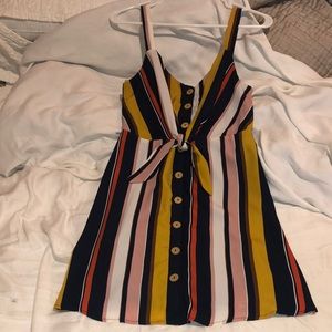 New Mini Striped Dress
